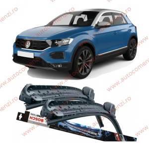 Set stergatoare parbriz VW T-Roc 2017-prezent (sofer + pasager) BOSCH