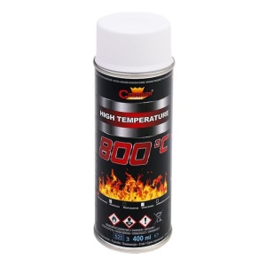 Spray vopsea Champion rezistent termic pentru etriere Alb 400ml - produs premium