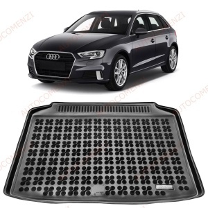 Tavita Portbagaj cauciuc AUDI A3 (8V) 2013-2020 Coupe / Hatchback / Sportback (cu roata de rezerva mica) - REZAW PLAST