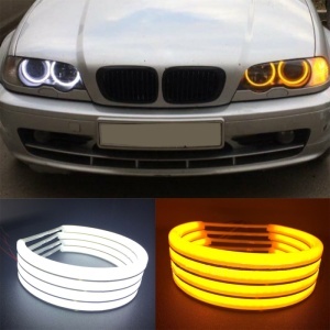 Angel Eyes COTTON compatibil BMW Seria 3 E90 2004-2011 - Far fara lupa