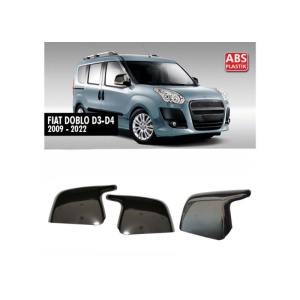 Capace oglinda tip BATMAN FIAT Doblo II 2010-2022 - negru lucios - BAT10105/C522-BAT4