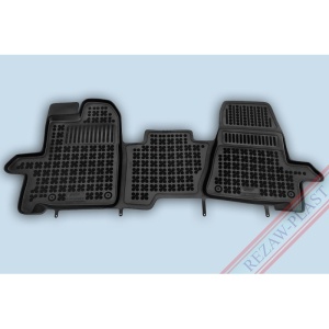 Covoare cauciuc FORD Transit Custom I 2012-2023 (3 locuri) - tip tavita - REZAW PLAST