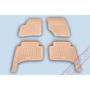 Covoare cauciuc PORSCHE Cayenne I 2002-2010 - tip tavita - bej - REZAW PLAST