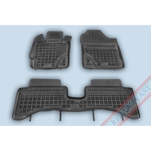 Covoare cauciuc TOYOTA Yaris III 2011-2020 Facelift Hybrid - tip tavita - REZAW PLAST