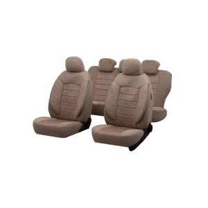 Huse scaune auto compatibile DACIA Logan I 2004-2012 / Diamond Bej (05159)