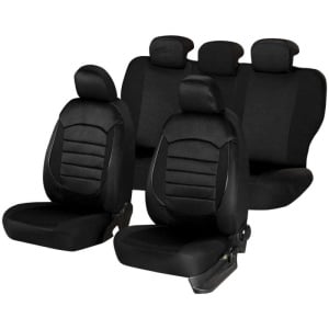 Huse scaune auto compatibile SKODA Fabia II 2007-2014 / Urban Negru (44485)