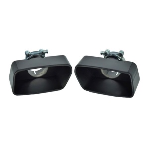 Ornament toba inox BMW Seria 5 F10 / F11 2010- 2016 / NEGRU