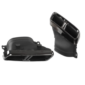 Ornament toba inox MERCEDES GLC X253 / C253 2015-20122 / Negru
