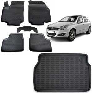 Pachet Tavita Portbagaj + Covoare OPEL Astra H 2004-2014 Hatchback / Berlina