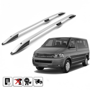 Set 2 bare portbagaj longitudinale VW T5 2003-2016 - varianta lunga - ALUMINIU