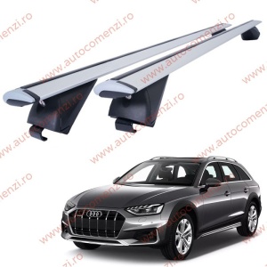 Set bare portbagaj AUDI A6 C8 2018-prezent Combi - Wingbar - Aluminiu / cu cheie antifurt