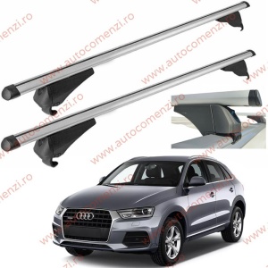 Set bare portbagaj AUDI Q3 I (8U) 2011-2018 - Aluminiu / cu cheie antifurt