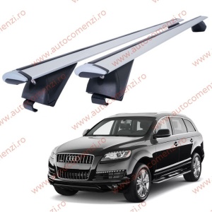 Set bare portbagaj AUDI Q7 I (4L) 2005-2015 - Wingbar - Aluminiu / cu cheie antifurt
