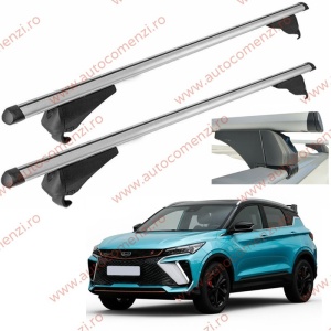 Set bare portbagaj GEELY Coolray 2018-prezent - Aluminiu / cu cheie antifurt