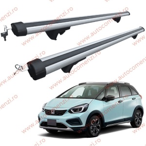 Set bare portbagaj HONDA Jazz Crosstar (GR) 2020-prezent - Aluminiu / cu cheie antifurt - 120 cm