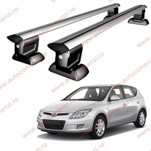 Set bare portbagaj HYUNDAI i30 I 2006-2012 Hatchback - Wingbar - cu cheie antifurt / Aluminiu