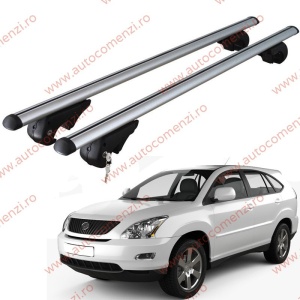 Set bare portbagaj LEXUS RX (XU30) 2003-2009 - cu cheie antifurt / Aluminiu - 120 cm