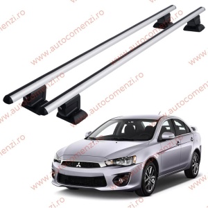 Set bare portbagaj MITSUBISHI Lancer IX 2007-2017 Sedan / Hatchback - cu cheie antifurt / Aluminiu