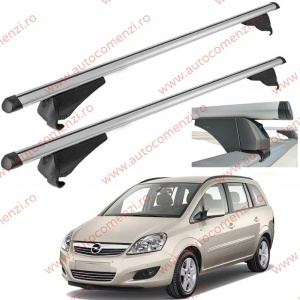 Set bare portbagaj OPEL Zafira B 2005-2014 - Aluminiu / cu cheie antifurt