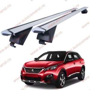 Set bare portbagaj PEUGEOT 3008 II 2016-2023 - Wingbar - Aluminiu / cu cheie antifurt