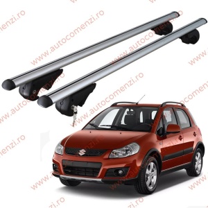 Set bare portbagaj SUZUKI SX4 S-Cross I 2006-2013 - cu cheie antifurt / Aluminiu - 120 cm