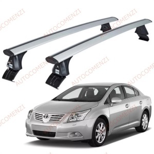 Set bare portbagaj TOYOTA Avensis III (T270) 2009-2018 - ALUMINIU - prindere la usa - Wingbar