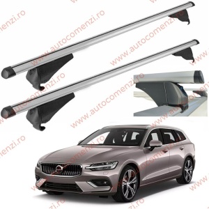 Set bare portbagaj VOLVO V60 II 2018-prezent - Aluminiu / cu cheie antifurt