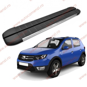 Set praguri DACIA Sandero Stepway II 2012-2020 (praguri + kit montaj)