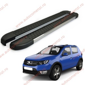 Set praguri DACIA Sandero Stepway II 2012-2020 (praguri + kit montaj)