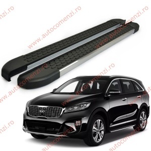 Set praguri KIA Sorento III 2014-2020 (praguri + kit montaj)