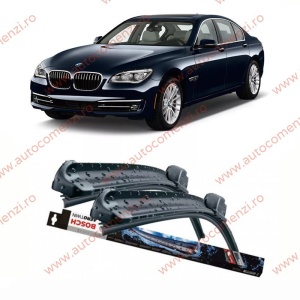 Set stergatoare parbriz BMW Seria 7 F01 / F02 2008-2015 (sofer + pasager) BOSCH