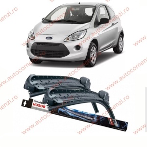 Set stergatoare parbriz FORD Ka II 2008-2016 (sofer + pasager) BOSCH