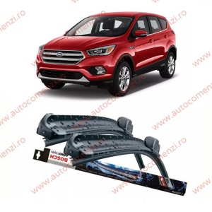 Set stergatoare parbriz FORD Kuga II 2012-2019 (sofer + pasager) BOSCH