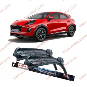 Set stergatoare parbriz FORD Puma 2019-prezent (sofer + pasager) BOSCH