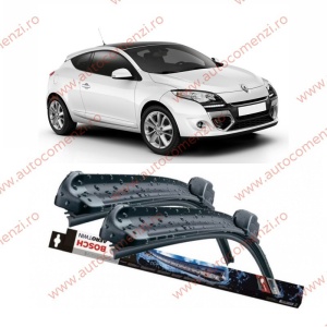 Set stergatoare parbriz RENAULT Megane III 2008-2016 (sofer + pasager) BOSCH