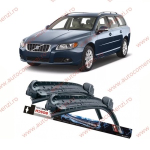 Set stergatoare parbriz VOLVO V70 III 2008-2016 (sofer + pasager) BOSCH