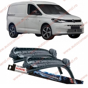 Set stergatoare parbriz VW Caddy BOX 2003-2021 (sofer + pasager) BOSCH