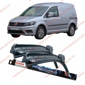 Set stergatoare parbriz VW Caddy III 2003-2020 (sofer + pasager) BOSCH