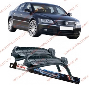 Set stergatoare parbriz VW Phaeton 2002-2016 (sofer + pasager) BOSCH