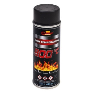 Spray vopsea Champion rezistent termic pentru etriere Negru 400ml - produs premium