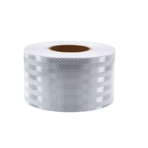 Banda reflectorizanta tip fagure Alba / 10cm x 25m