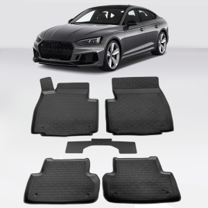 Covoare AUDI A5 II 2017-2024 - tip tavita - 100% cauciuc - SEINTEX