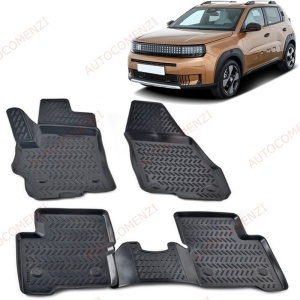 Covoare auto tavita FIAT Grande Panda 2024-prezent (Benzina) (5 bucati)
