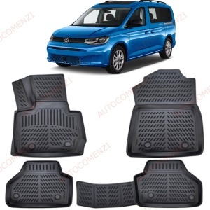 Covoare auto tavita VW Caddy IV (SB) 2021-prezent (5 bucati)