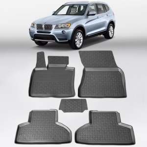 Covoare BMW X5 E70 2006-2013 - tip tavita - 100% cauciuc - SEINTEX