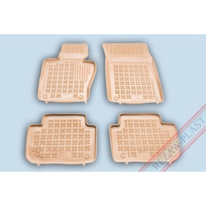 Covoare cauciuc BMW X3 E83 2003-2010 - tip tavita - bej - REZAW PLAST