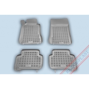 Covoare cauciuc MERCEDES Clasa C W203 2000-2007 - tip tavita - gri - REZAW PLAST