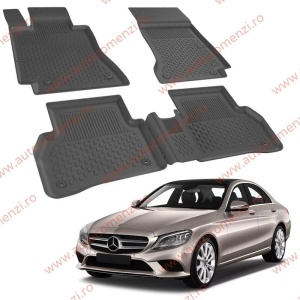 Covoare cauciuc tavita MERCEDES Clasa C W205 2015-2023 (Ultra SHL)