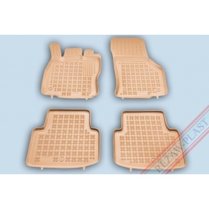 Covoare cauciuc VW Passat B8 2015-2023 - tip tavita - bej - REZAW PLAST
