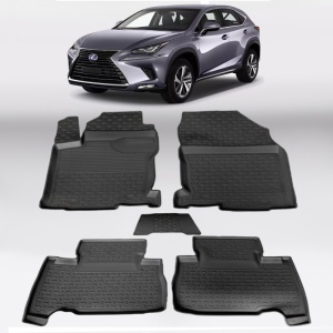 Covoare LEXUS NX (AZ10) 2014-2021 - tip tavita - 100% cauciuc - SEINTEX